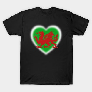 Welsh Dragon Heart T-Shirt